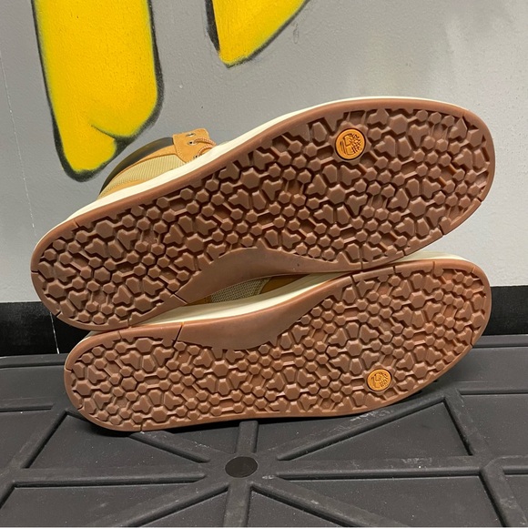 TIMBERLAND Davis Square Leather/Fabric Boot, Wheat Nubuck, Men’s Size 12 - Picture 6 of 9